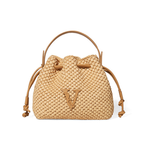 Aria Rafia Beige, сумка - мішечок